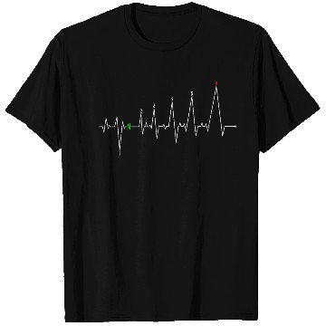 Discover Motorcycle heartbeat gear T Shirts