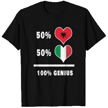 Discover Italy and Albania Genius / Gift T Shirts