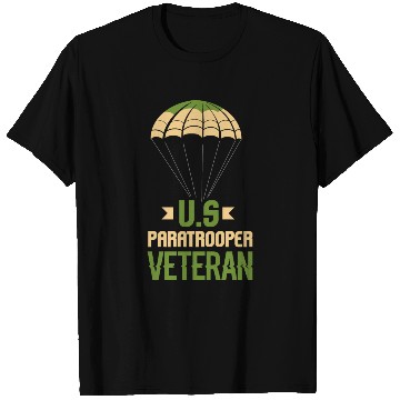 Discover Army Parachute Airborne Division US Veteran T Shirts