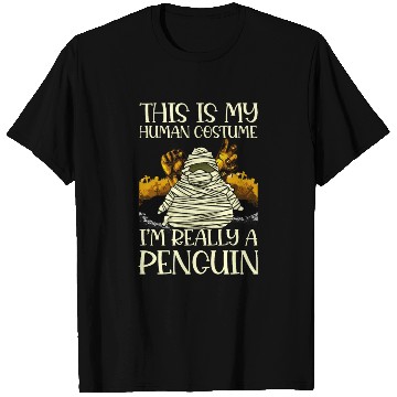 Discover Halloween penguin costume design T Shirts