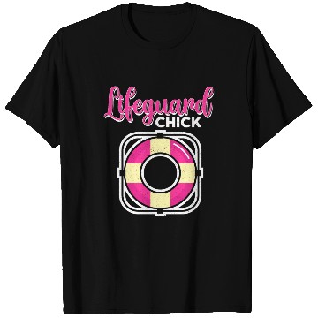 Discover Lifeguard Chick Rescuer Pool Guard Lifeguarding T Shirts