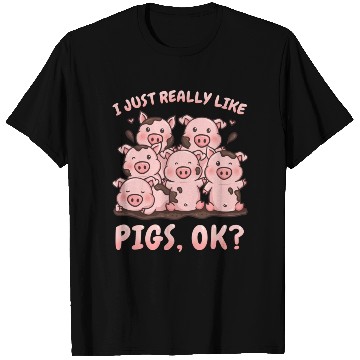 Discover Pig Pigs Pig Lover Rancher T Shirts