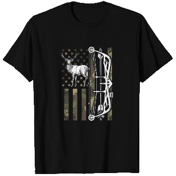 Discover Bow & arrow deer hunter bow hunting deer hunt T Shirts