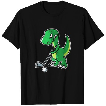 Discover Tyrannosaurus Golf Player Golfer Golfing Funny T Shirts
