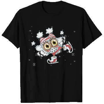 Discover owl skating T Shirts