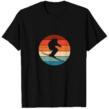 Discover Skiing Skier Vintage T Shirts
