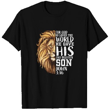Discover Christian Religious Gifts Men Him Lion Judah Verse T Shirts