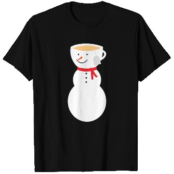 Discover Fros-TEA the Snowman Let It Snow frosty tea T Shirts