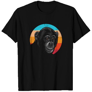 Discover Vintage Chimpanzee Face Gorilla Monkey Lover T Shirts