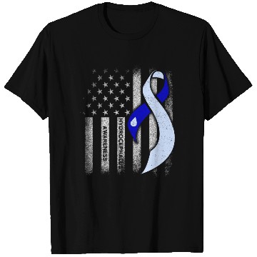Discover Hydrocephalus Survivor USA Flag Awareness Warrior T Shirts