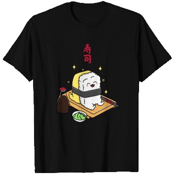 Discover Happy Tamago Sushi T Shirts