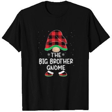 Discover Christmas The Big Brother Gnome Buffalo Plaid Xmas T Shirts