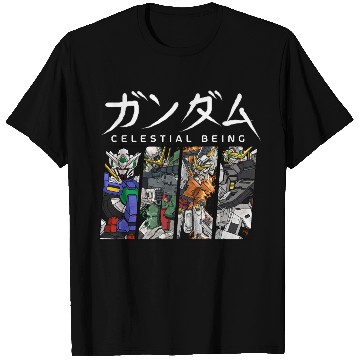 Discover GUNDAM 00 Celestial Being T Shirts