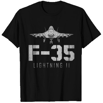 Discover F 35 Lightning II US Airborne Fighter Pilot T Shirts