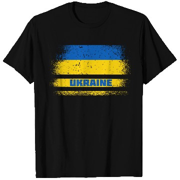 Discover Ukraine vintage flag T Shirts
