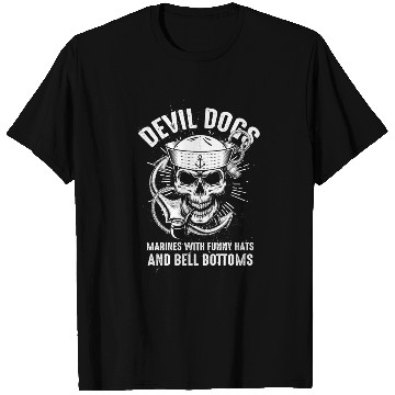 Discover Devil US Navy Corpsman DOC Badass Army Veteran T Shirts