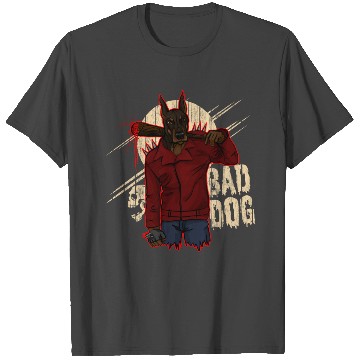 Discover Bad Dog | Badass Gangster Dobermann T Shirts