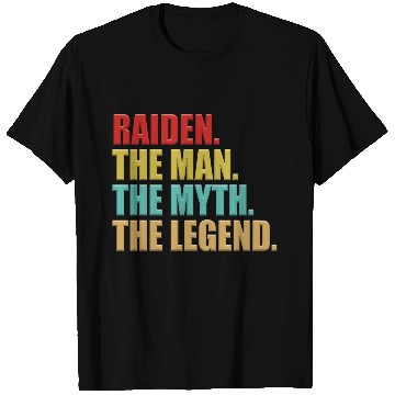 Discover Mens Raiden The Man The Myth The Legend T Shirts