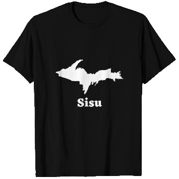 Discover Sisu Upper Peninsula Michigan Yooper U.P. 906 T Shirts