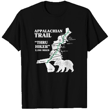 Discover Thruh Hiker, Appalachian Trail - US Trail T Shirts
