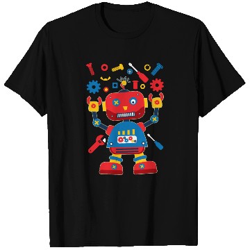 Discover Robot Engineer Science Technology Robots T Shirts