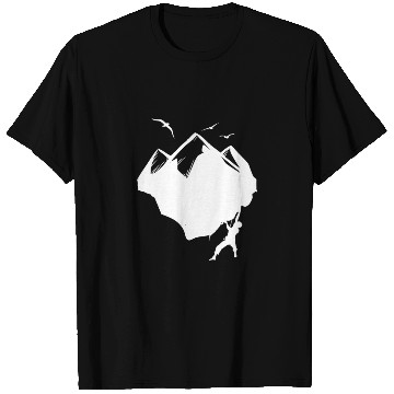 Discover Climbing Carabiner Bouldering Mountain Sports T Shirts