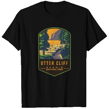 Discover Otter Cliff Acadia National Park T Shirts