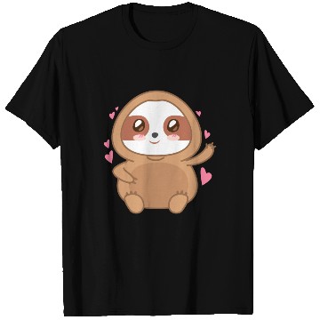 Discover Cute Sloth Animal Drawing T Shirts