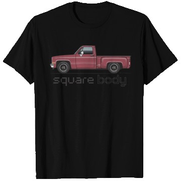 Discover Square Body Carmine T Shirts