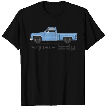 Discover Square Body Light Blue T Shirts