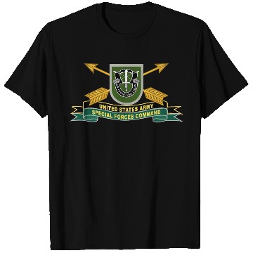 Discover Army US Army Special Forces Command Flash T Shirts