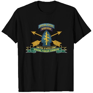 Discover Army US Army Special Forces Command SSI T Shirts