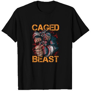 Discover Gorilla Caged Beast T Shirts