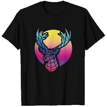 Discover Deer 80s Retro Old School Gift Idea 005-124 T Shirts