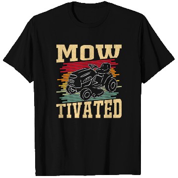 Discover Landscaper Humor Motivated Lawn Mower Funny Garden T Shirts