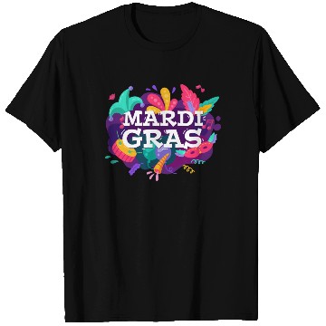Discover Mardi Gras Gift T Shirts Beads Mask Feathers