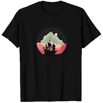 Discover Pirate Ship Nice Pirate Ship Design T Shirts