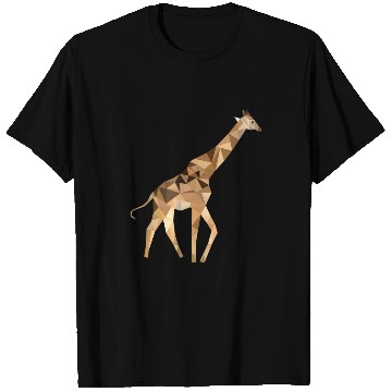 Discover Giraffe Linear Style Graphic Silhouette T Shirts