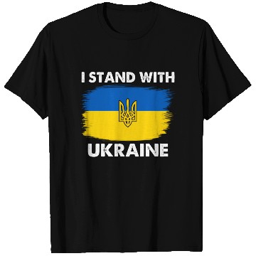 Discover I Stand with Ukraine Ukraine Flag T Shirts