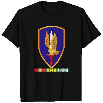 Discover Army 1st Aviation Brigade Vietnam w SVC wo Txt T Shirts