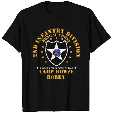Discover Army 2nd Infantry Division Camp Howze wo DS T Shirts