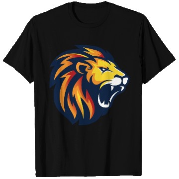 Discover angry lion face T Shirts