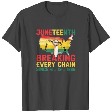Discover Juneteenth - Breaking Every Chain Afrocentric T Shirts