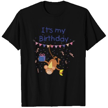 Discover Birthday Party Monkey T Shirts
