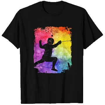 Discover Fencing Retro T Shirts