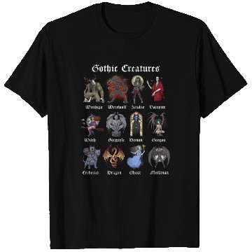 Discover Cryptid Mythical Creatures T Shirts