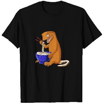 Discover Funny Japanese Kawaii Ramen Reptile Crested Gecko T Shirts