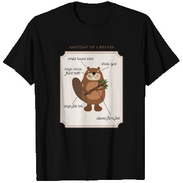 Discover Anatomy of a Beaver T Shirts