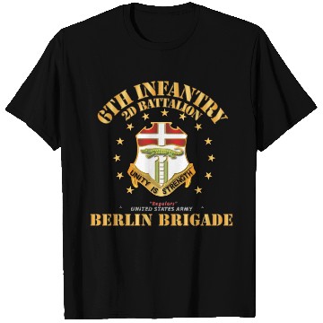 Discover Army 2nd Battalion 6th Infantry Berlin Brigade V2 T Shirts