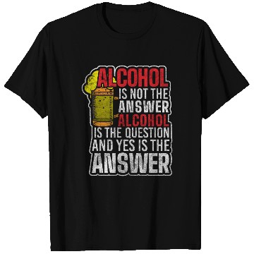 Discover Alcohol Wine Beer Beer Bottle T Shirts
